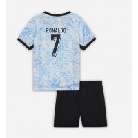 Dětský Fotbalový dres Portugalsko Cristiano Ronaldo #7 ME 2024 Venkovní Krátký Rukáv (+ trenýrky)